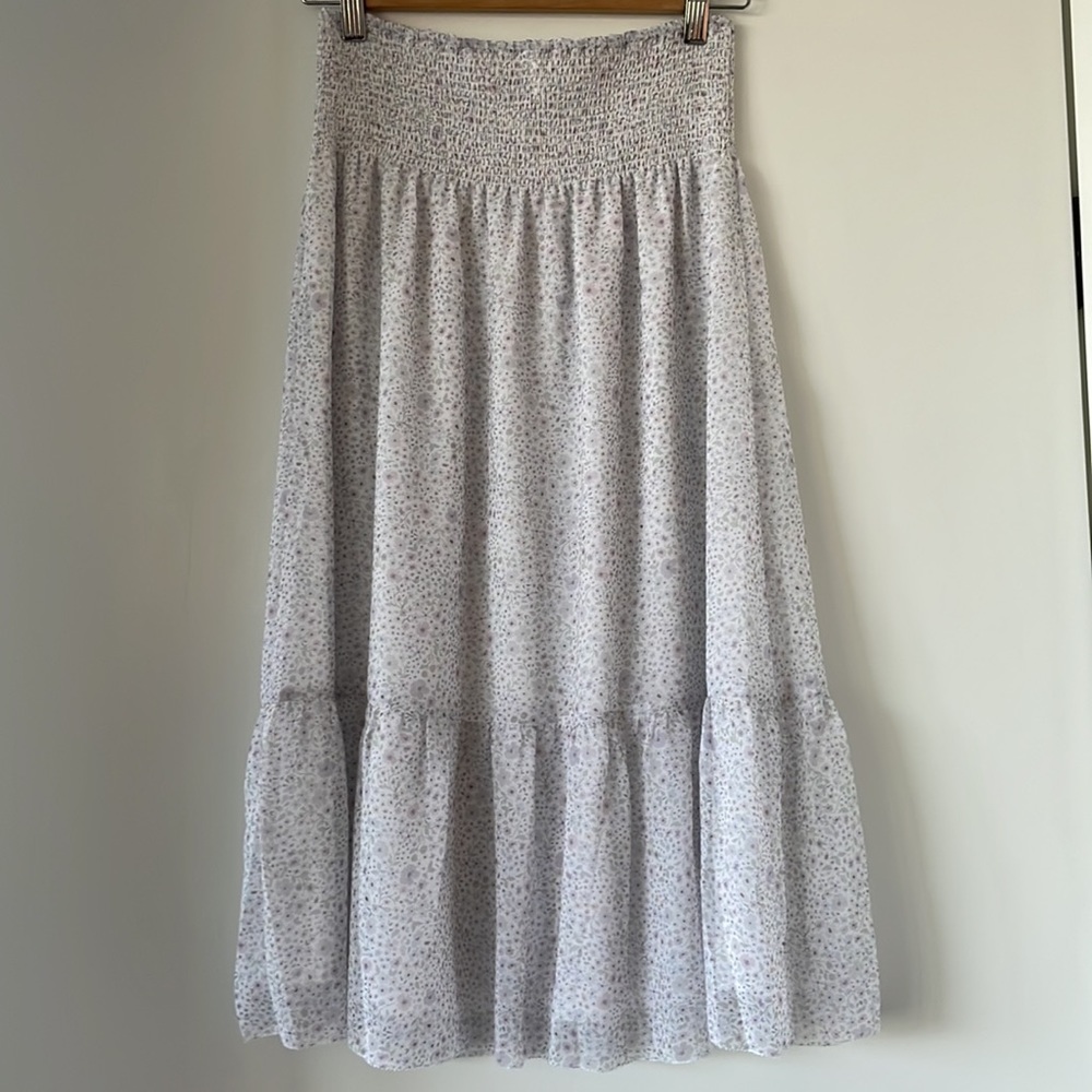 Aritzia chiffon skirt